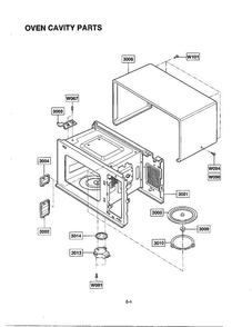 Microwave Complete Page 4 Diagram and Parts List for MA-972MW  LG Microwave