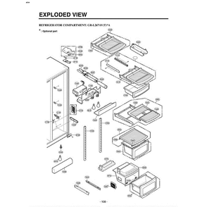 Section 5 Diagram and Parts List for LRSC26944TT ATICLGA LG Refrigerator