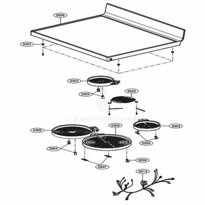 Part Location Diagram of AGU76970503 LG PLATE ASSEMBLY