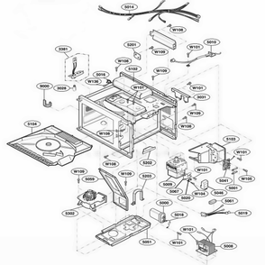 Part Location Diagram of 6877W1A496A LG HARNESS,SINGLE
