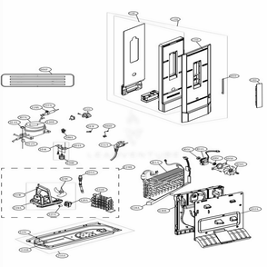 Part Location Diagram of TCA35776411 LG COMPRESSOR,SET ASSEMBLY