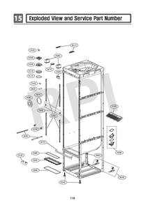 Part Location Diagram of MKC64799303 LG WINDOW,DISPLAY
