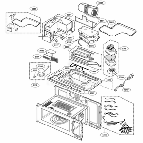 Interior Part 2 Diagram and Parts List for SCA1000HBB ABKEGEU LG Range
