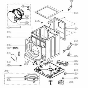 Part Location Diagram of 3457ER1008J LG Plate Assembly,top