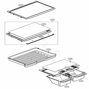 Refrigerator Parts Diagram and Parts List for LTCS24223S ASTCNA1 LG Refrigerator
