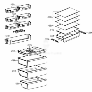Main 3 Diagram and Parts List for LBNC10551W ASWCNA0 LG Refrigerator