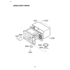 Section 7 Diagram and Parts List for LMA2111ST ASBELGA LG Microwave Oven Combo