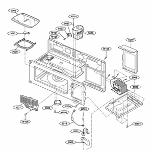 Part Location Diagram of 3741W1A003A LG SUPPORTER ASSEMBLY