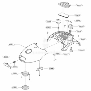 Part Location Diagram of 4970FI4570A LG SPRING,COIL