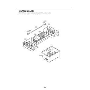 Section 2 Diagram and Parts List for LFX25960ST ASTCLGA LG Refrigerator