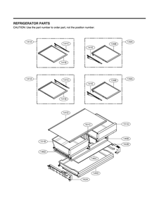 Refrigerator Parts Diagram and Parts List for GR-B238NSNM ASTCNA2 LG Refrigerator