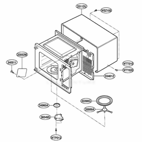 Part Location Diagram of 3112W1U019P LG CASE,U BENDING