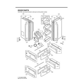 Section 5 Diagram and Parts List for LMX25981SB AWB1LGA LG Refrigerator