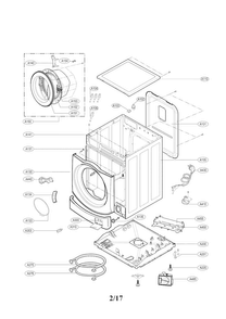 Part Location Diagram of EAM62492302 LG FILTER ASSEMBLY