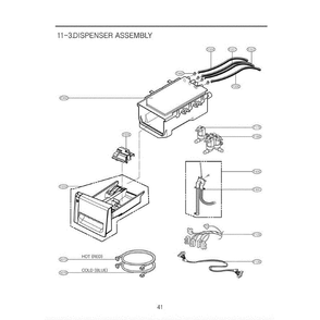 Section 3 Diagram and Parts List for CW2079CWD ABWEEUS LG Washer