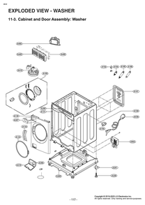 Diagram 4 Diagram and Parts List for WKE100HVA ASSEUUS LG Washer