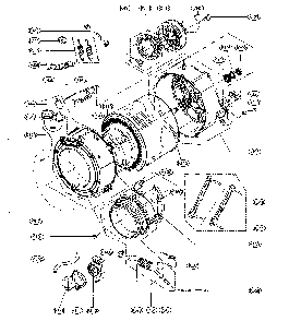 Part Location Diagram of 3045ER1010C LG Tub Assembly,Drum(Inner)