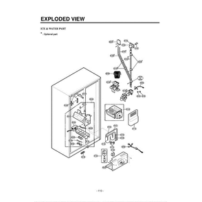 Part Location Diagram of 5075JA1029F LG BUCKET ASSEMBLY,ICE