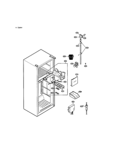 Icemaker Diagram and Parts List for LRTGC1815BS  LG Refrigerator