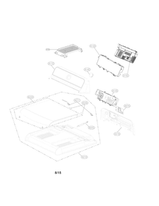 Part Location Diagram of CSP30105601 LG SVC PCB ASSEMBLY,ONBOARDING