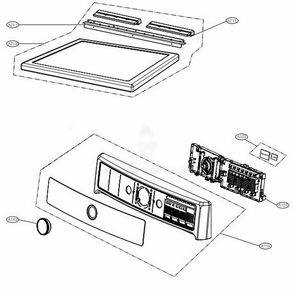 Part Location Diagram of EBR84644701 LG PCB ASSEMBLY,DISPLAY