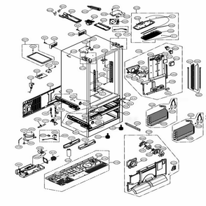 Part Location Diagram of ACM73919216 LG CONTROLLER ASSEMBLY