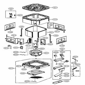 Tm, Tn, Tp - Standard Model Diagram and Parts List for ARNU123TNA4 ANWBLUS LG Air Conditioner