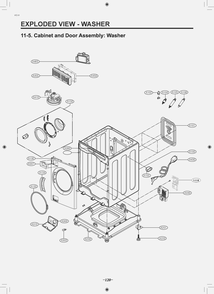 Diagram 4 Diagram and Parts List for W3S1CVK2NNS ANSEEUS LG Washer