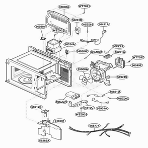 Part Location Diagram of 3B74133N LG Time Delay Fuse