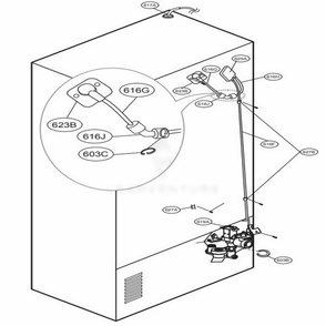 Part Location Diagram of MJU63309803 LG TUBE,PLASTIC