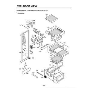 Section 4 Diagram and Parts List for LRSC26940TT ATICLGA LG Refrigerator