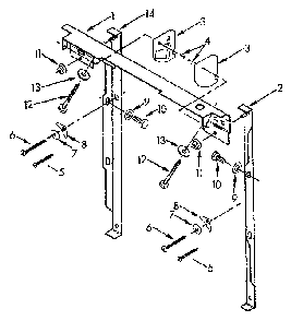 Mounting System Diagram and Parts List for 2338498450  Kenmore Range Hood