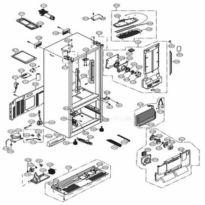Part Location Diagram of EAV62394001 LG LED ASSEMBLY