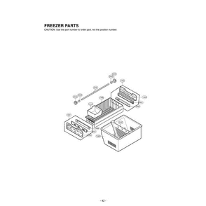 Section 5 Diagram and Parts List for LFD25860SB AWBCLGA LG Refrigerator