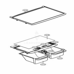 Refrigerator Parts Diagram and Parts List for LTCS20120S ASTCNA0 LG Refrigerator
