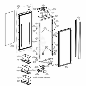 Part Location Diagram of MCR64555219 LG DECOR,CONTROL
