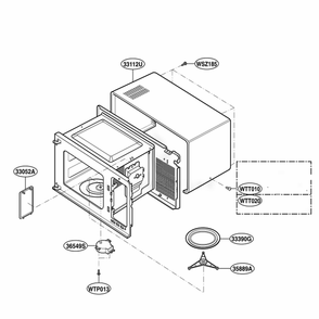 Part Location Diagram of 3112W1U037N LG CASE,U BENDING