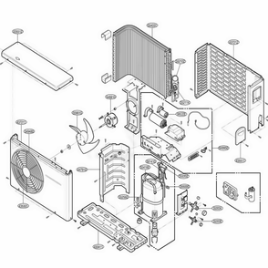 Part Location Diagram of 3A90082A LG MUFFLER ASSEMBLY
