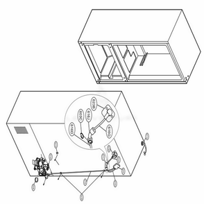 Valve And Water Tube Parts Diagram and Parts List for LSMX211ST ASTCNA2 LG Refrigerator