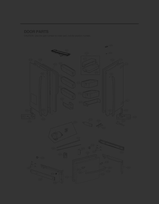 Door Parts Diagram and Parts List for GR-L318LMJM AMTCNA0 LG Refrigerator