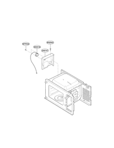 Sensor Parts Diagram and Parts List for LRM2060ST  LG Microwave