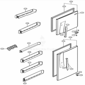 Part Location Diagram of MEB62795604 LG HANDLE,BASE