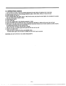 Operating Instructions Page 3 Diagram and Parts List for MA-870MW  LG Microwave