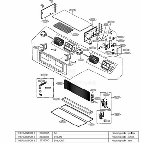 Part Location Diagram of 6871A20912J LG PCB ASSEMBLY,SUB