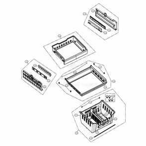 Freezer Parts Diagram and Parts List for 72489 AWBCSE0 LG Refrigerator
