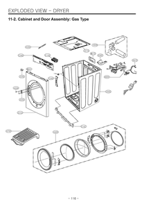 Diagram 2 Diagram and Parts List for W3S1CWKBWVM ABWEEUS LG Washer