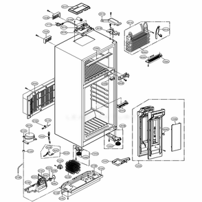 Part Location Diagram of AFC73069701 LG LEG ASSEMBLY,FRAME