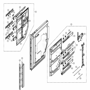 Vertical Barrier Part Diagram and Parts List for LUPXC2386N AGRCNA0 LG Refrigerator