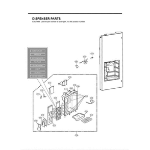 Section 5 Diagram and Parts List for LFX25980ST ASTCLGA LG Refrigerator