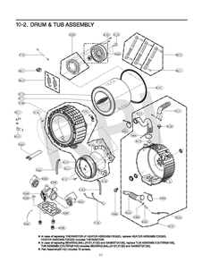 Diagram 2 Diagram and Parts List for 48231017473  LG Washer